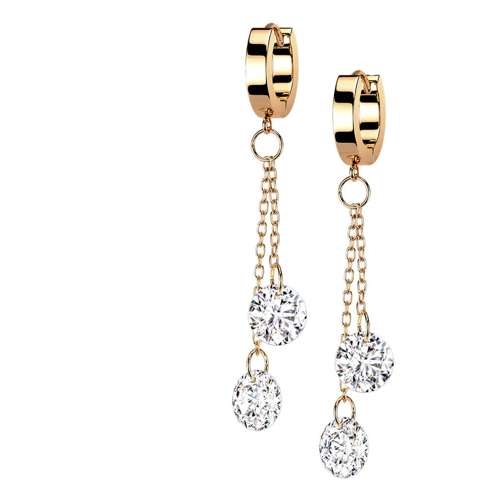 Round Zirconia dangle Clicker - Image 7