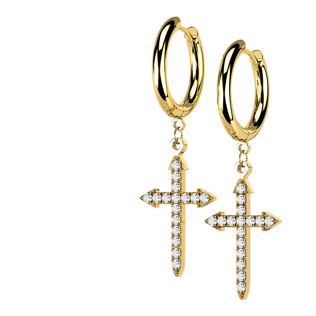 Cross Zirconia dangle - Image 4