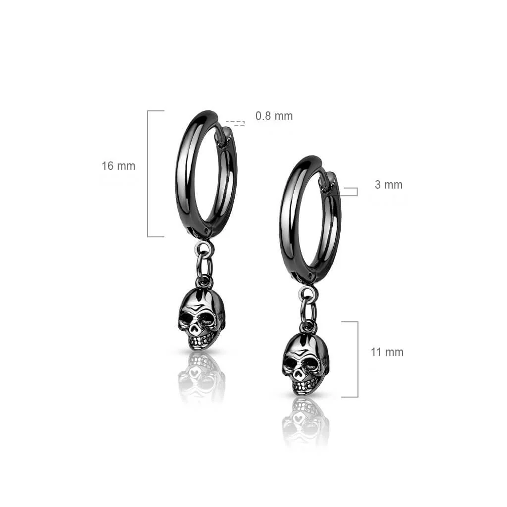 Skull Black dangle Clicker - Image 2