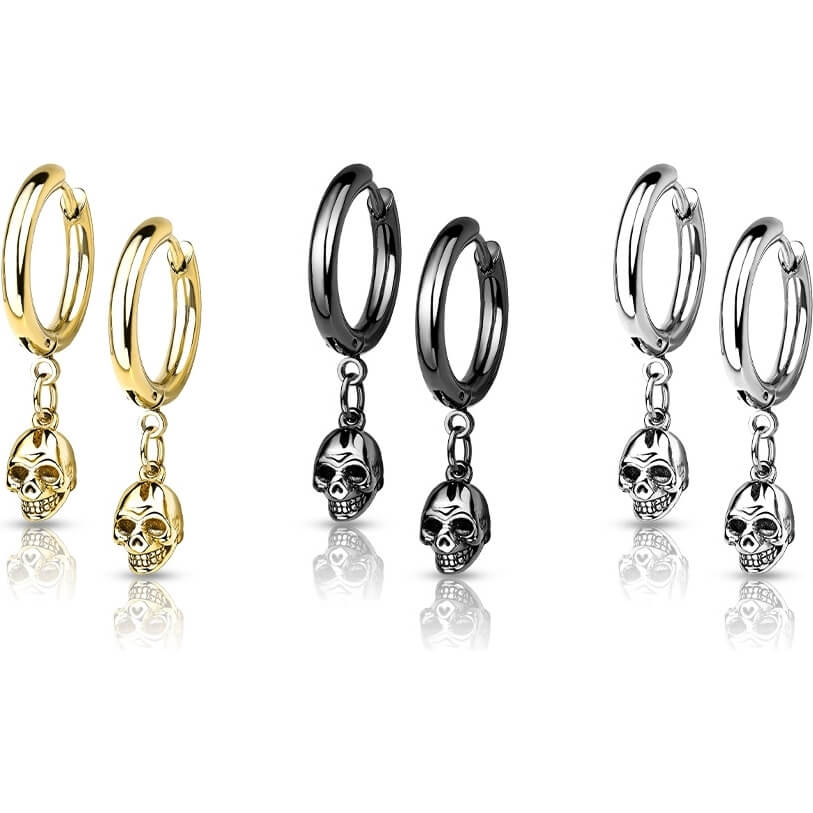 Skull Black dangle Clicker - Image 3
