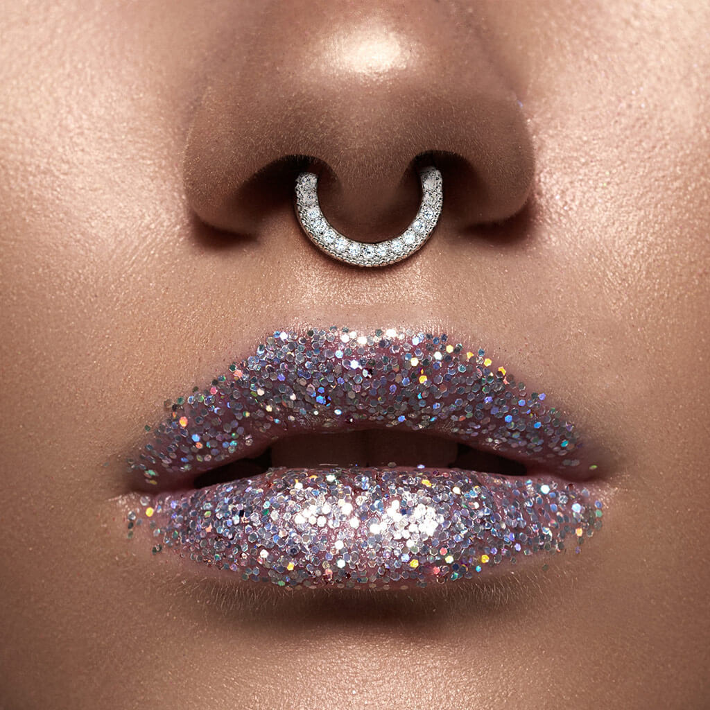 Septum Piercing Clicker Zirconia Clicker - Image 3