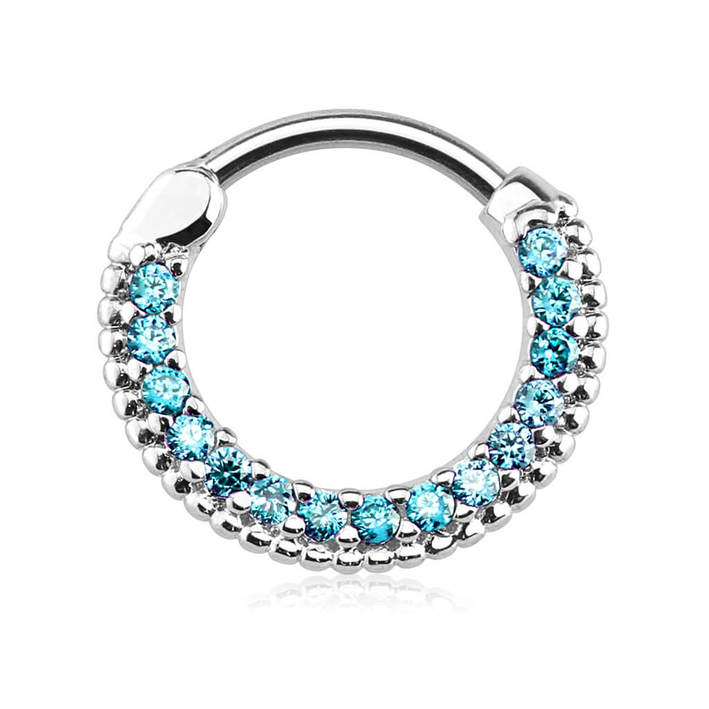 Septum Piercing Clicker Zirconia Clicker - Image 7