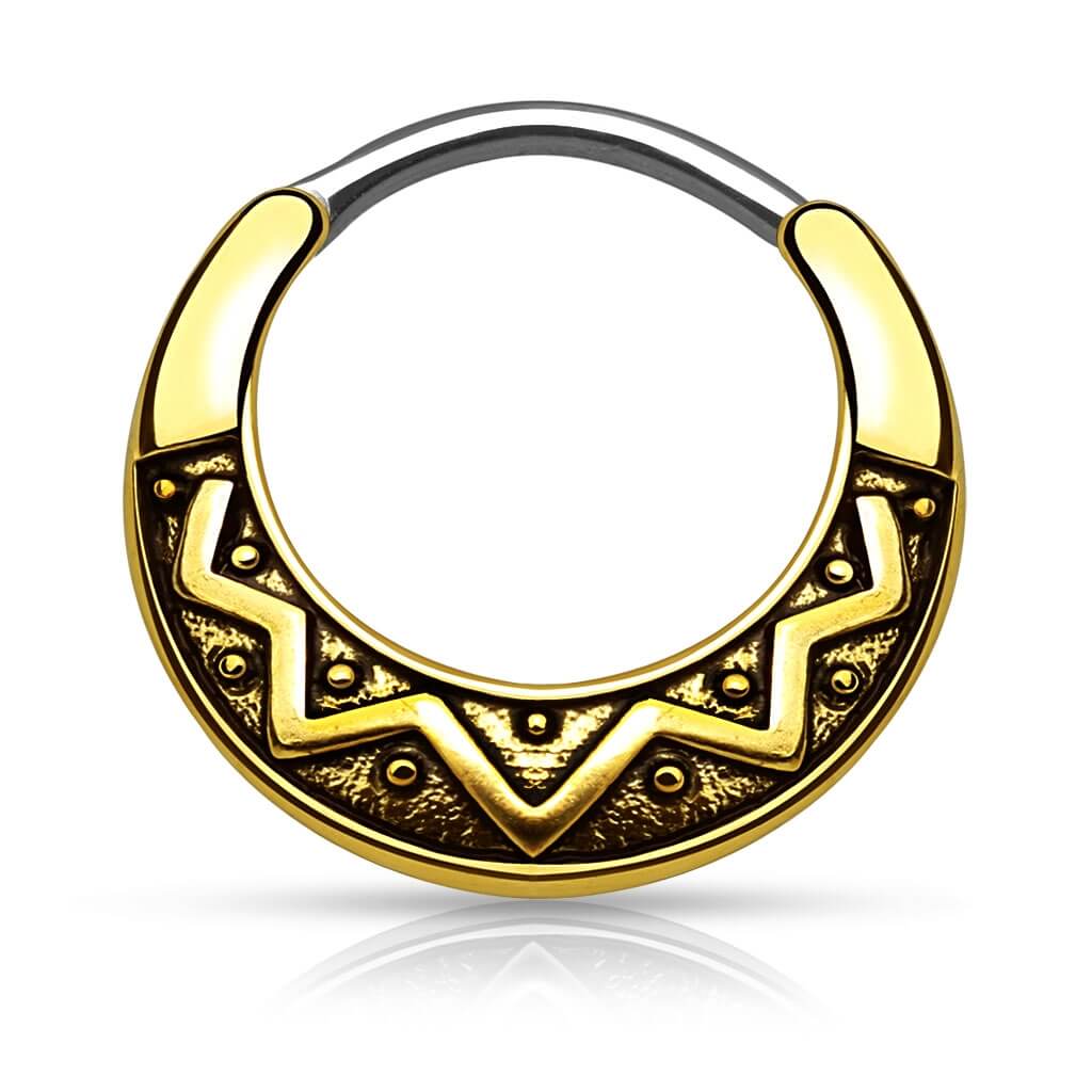 Septum Piercing Clicker Tribal Clicker - Image 2