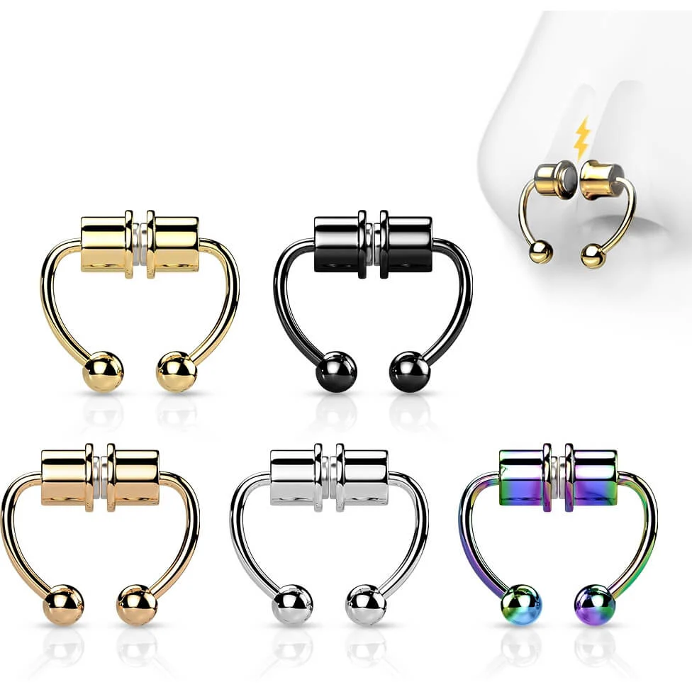 Fake Nose Piercing Magnet Septum Magnet - Image 3