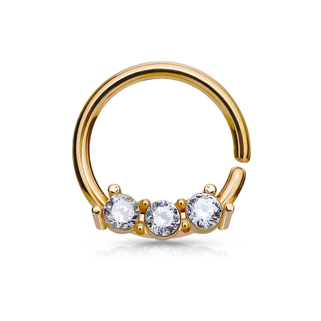 Ring Septum 3 Zirconia Bendable - Image 2