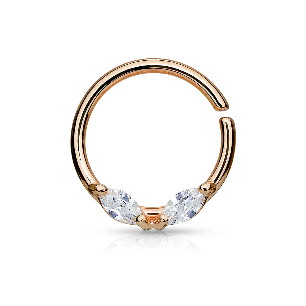 Ring Marquise Cut Zirconia Bendable - Image 2