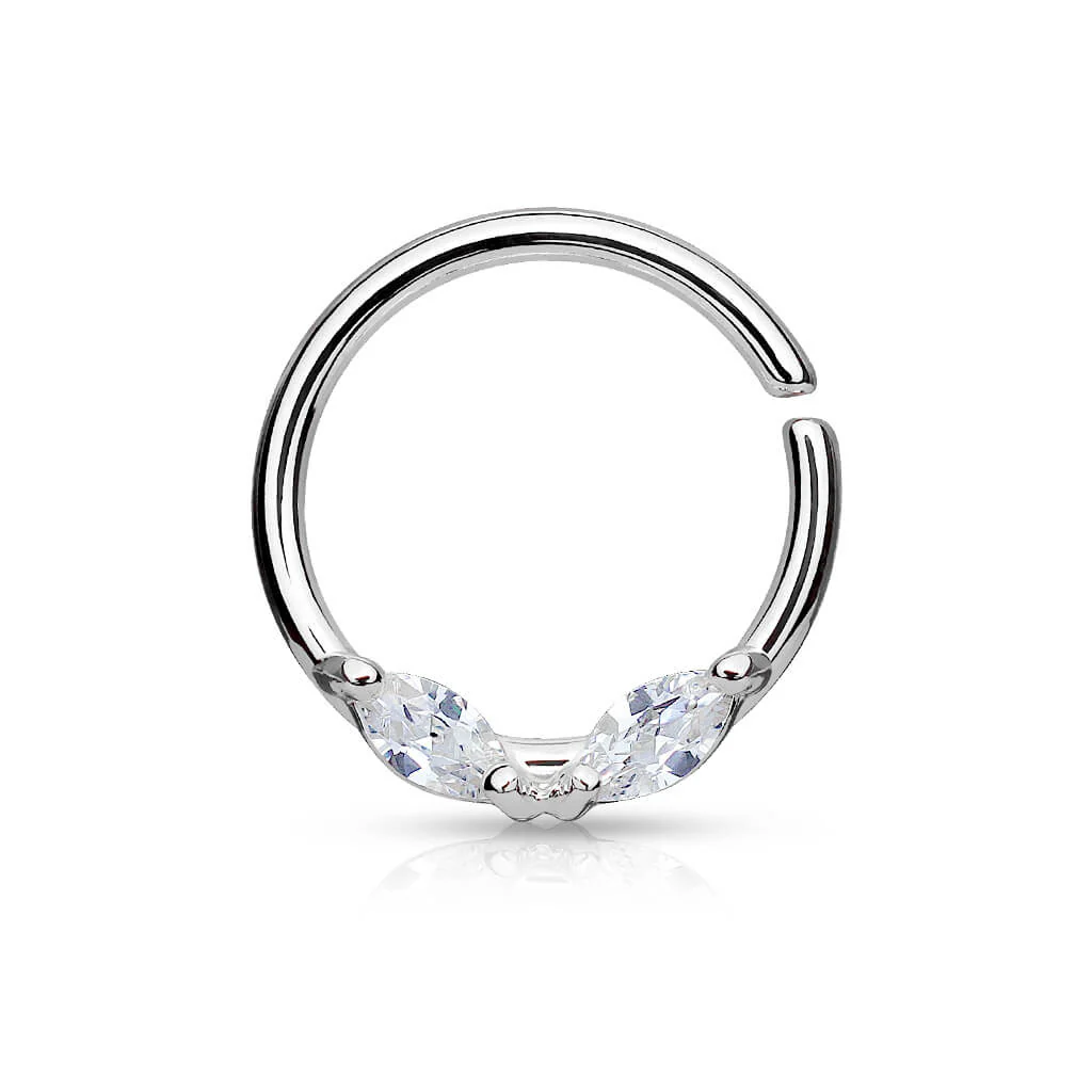 Ring Marquise Cut Zirconia Bendable - Image 3