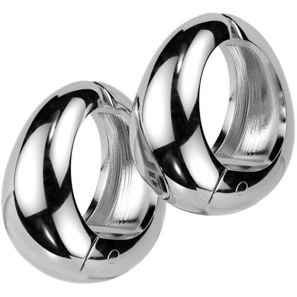 Earcuff wide oval non-piercing clip - Image 3