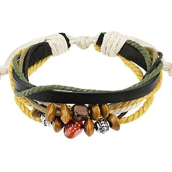 Black Rope mix Stones