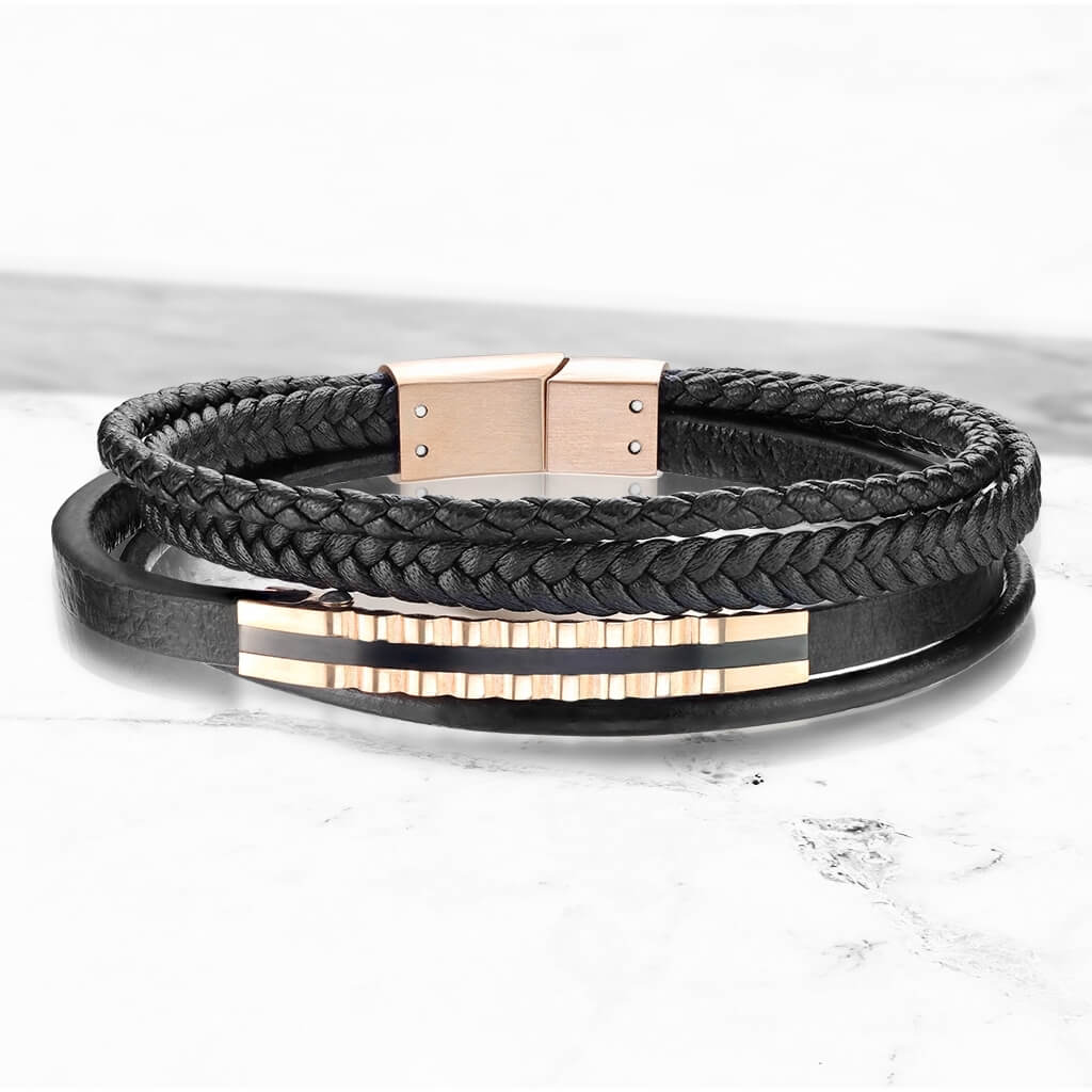 Black Braided Roségold Magnet - Image 4