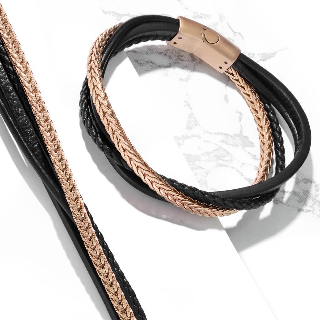 Black Gold Braided Magnet - Image 3