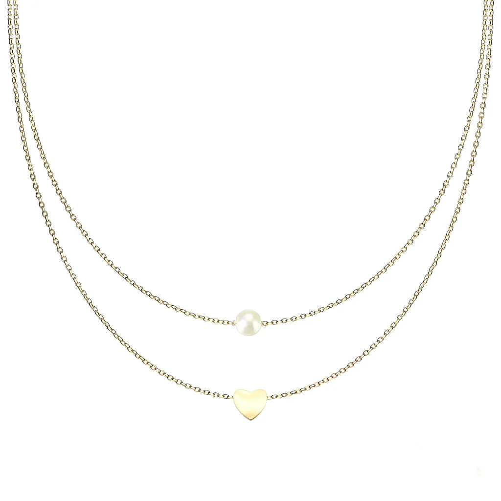 Pearl Heart Double Layered - Image 3