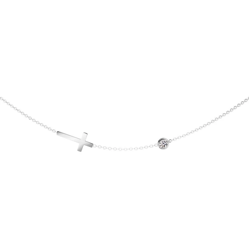 cross bezel setting zirconia - Image 5
