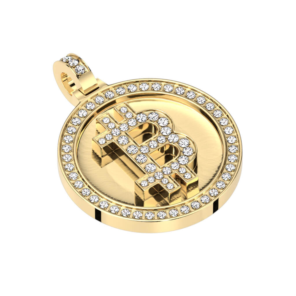Bitcoin Zirconia Gold - Image 3