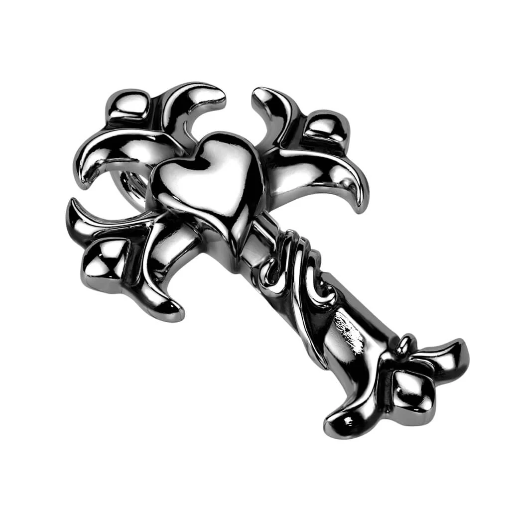 Cross Heart Silver - Image 3