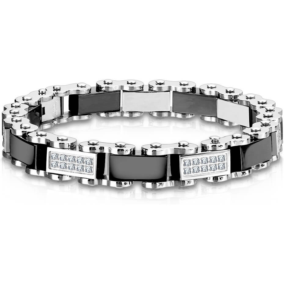 Chain Black Silver