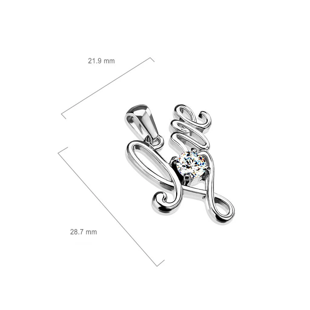 LOVE Zirconia Silver - Image 2