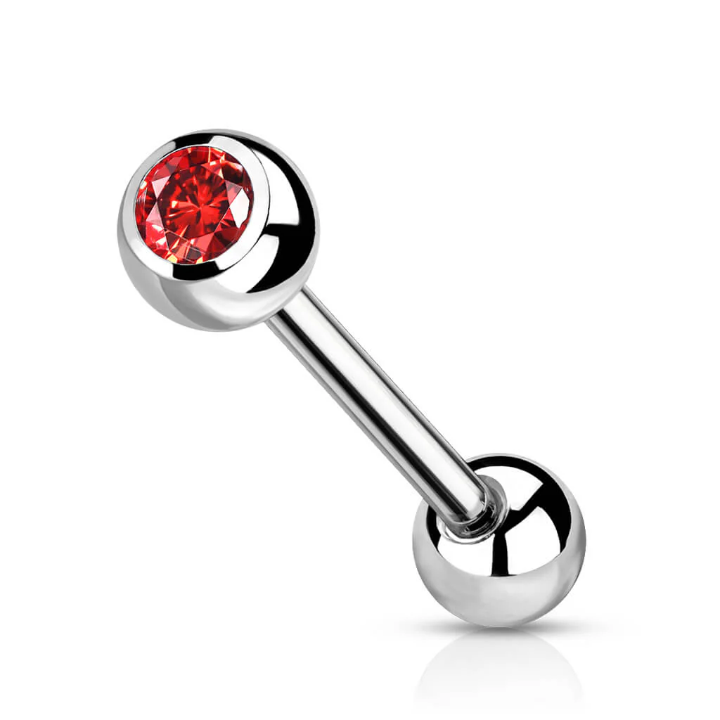 Titanium Barbell Ball Zirconia Silver - Image 10