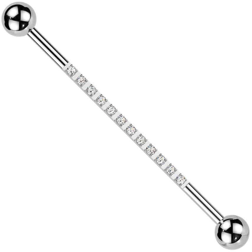 Titanium Industrial Barbell zirconias