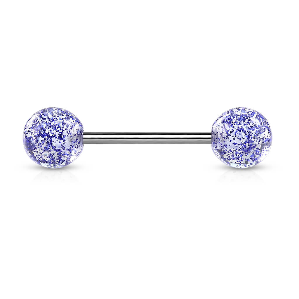 Titanium Barbell Acrylic Ultra Glitter Ball - Image 4