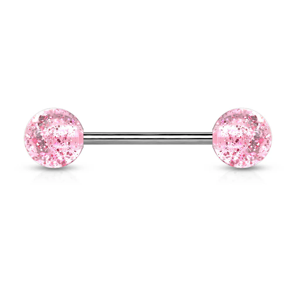 Titanium Barbell Acrylic Ultra Glitter Ball - Image 9
