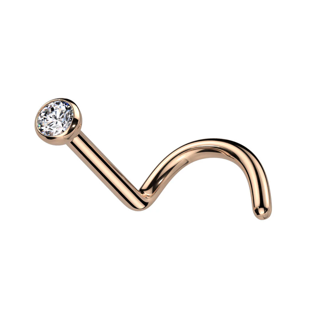 Titanium Nose Screw Zirconia Round - Image 15