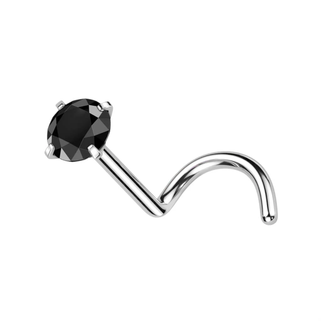 Titanium Nose Screw Zirconia Round - Image 11