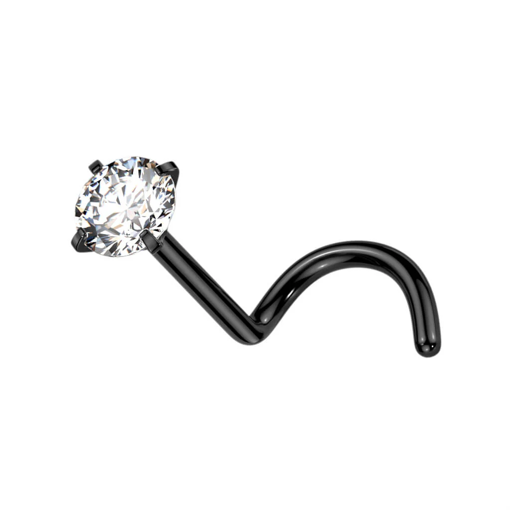 Titanium Nose Screw Zirconia Round - Image 12