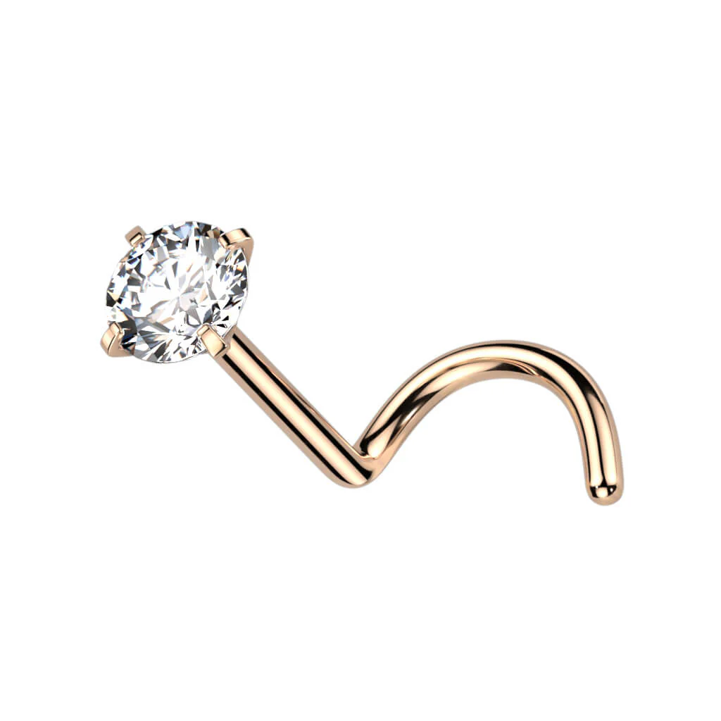 Titanium Nose Screw Zirconia Round - Image 16