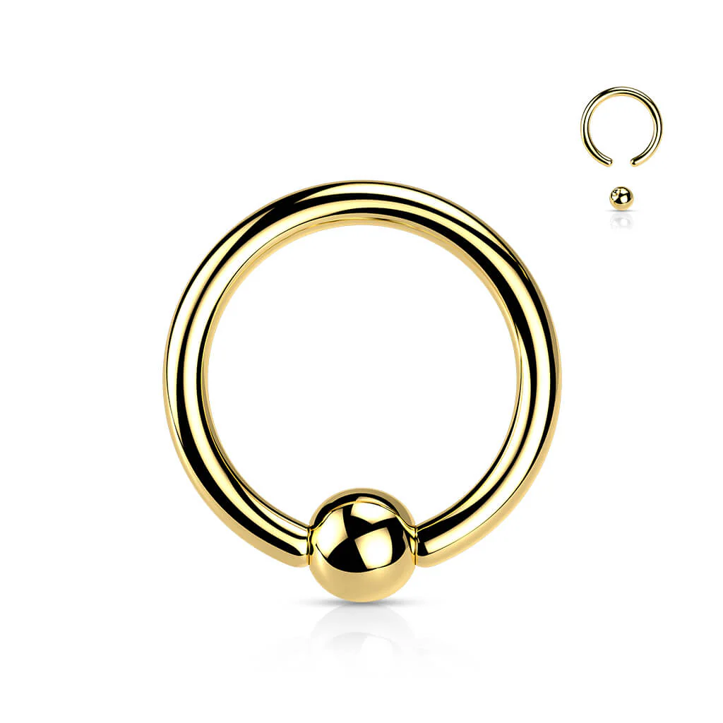 Titanium Ring Ball Captive Bead - Image 2