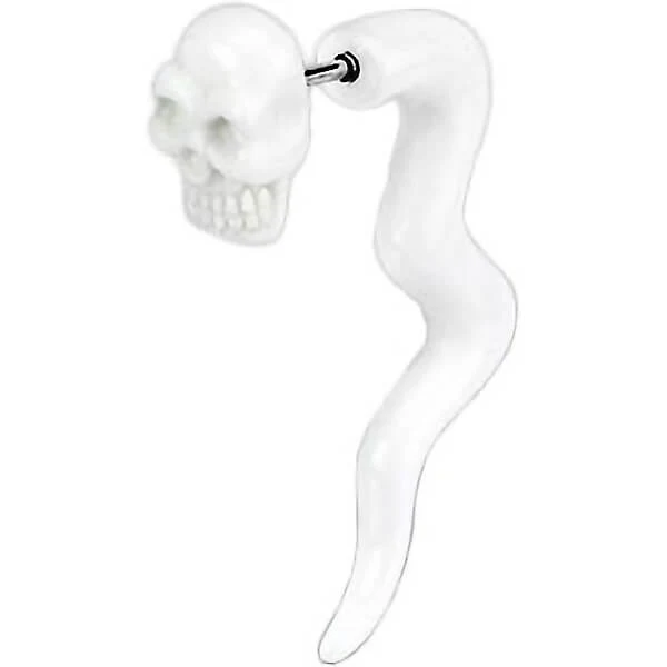Fake Plug Skull and Crossbones