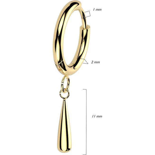 Titanium teardrop dangle Segment - Image 2