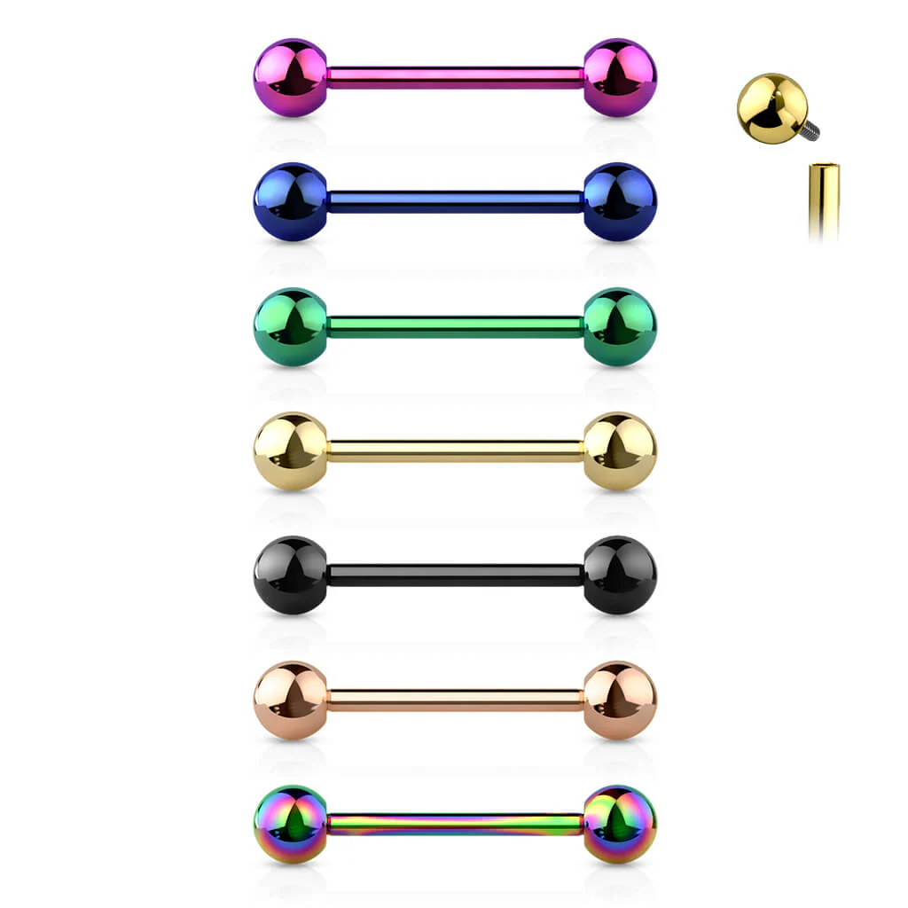 Titanium Barbell Ball Internally Threaded - Image 3