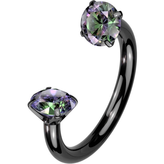 Titanium Horseshoe Zirconia Internally Threaded - Image 5