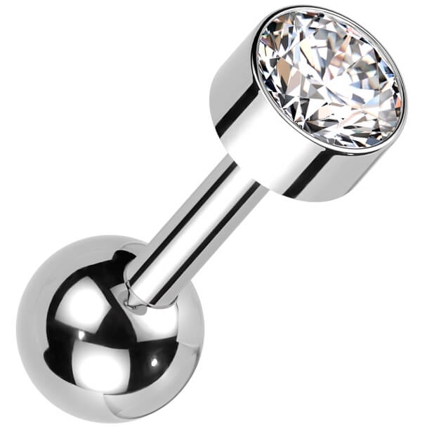 Titanium Barbell Round Zirconia Internally Threaded - Image 4
