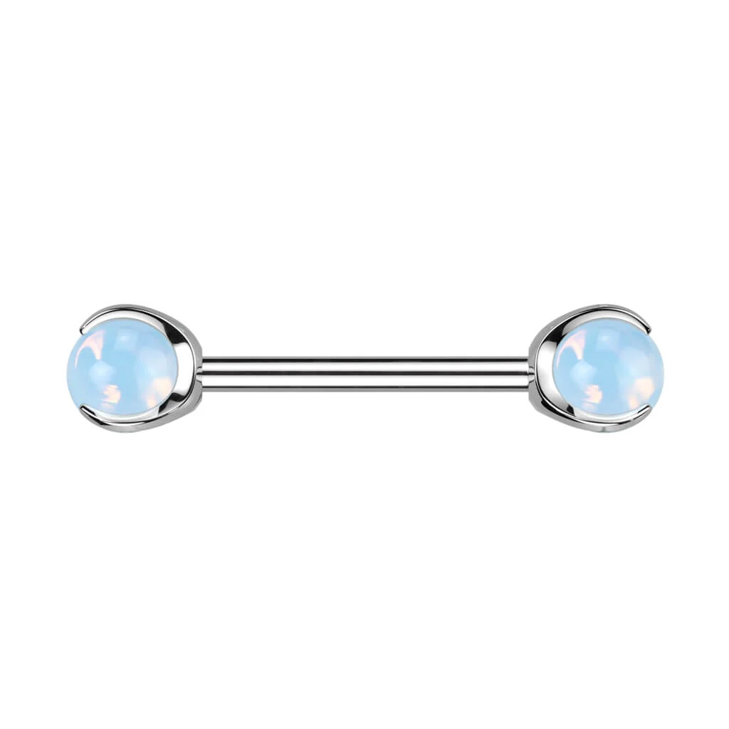 Nipple Piercing Semi-Precious Stone Internally Threaded - Image 6
