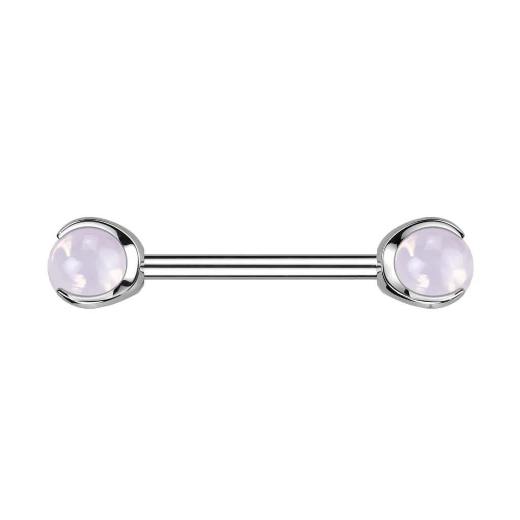 Nipple Piercing Semi-Precious Stone Internally Threaded - Image 7