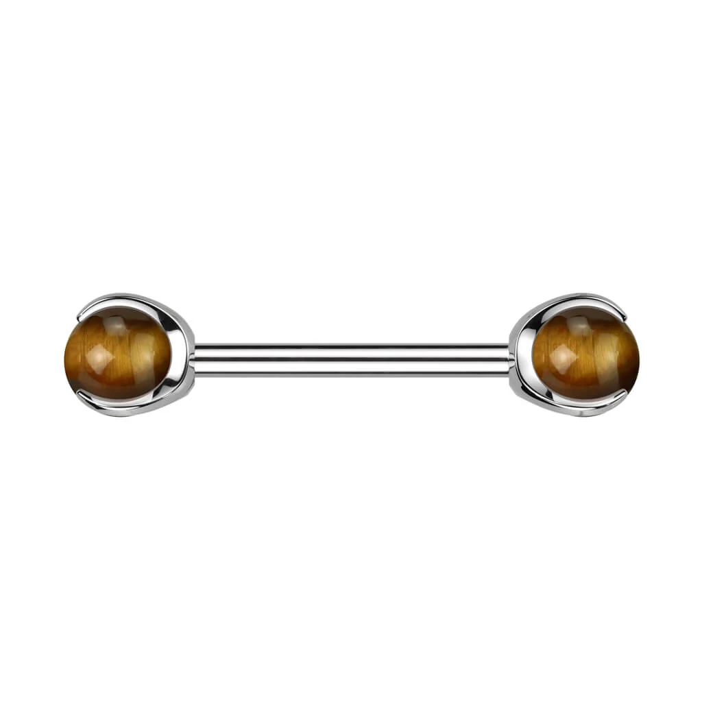 Nipple Piercing Semi-Precious Stone Internally Threaded - Image 8