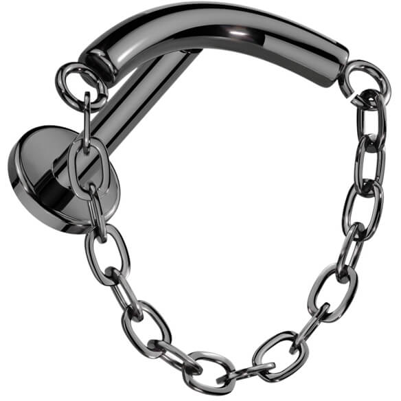 Titanium Labret chain Internally Threaded - Image 4