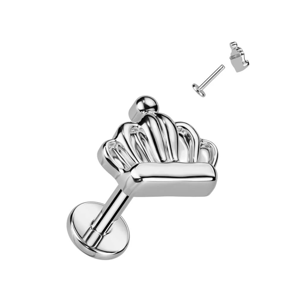 Titanium Labret Crown Internally Threaded - Image 5