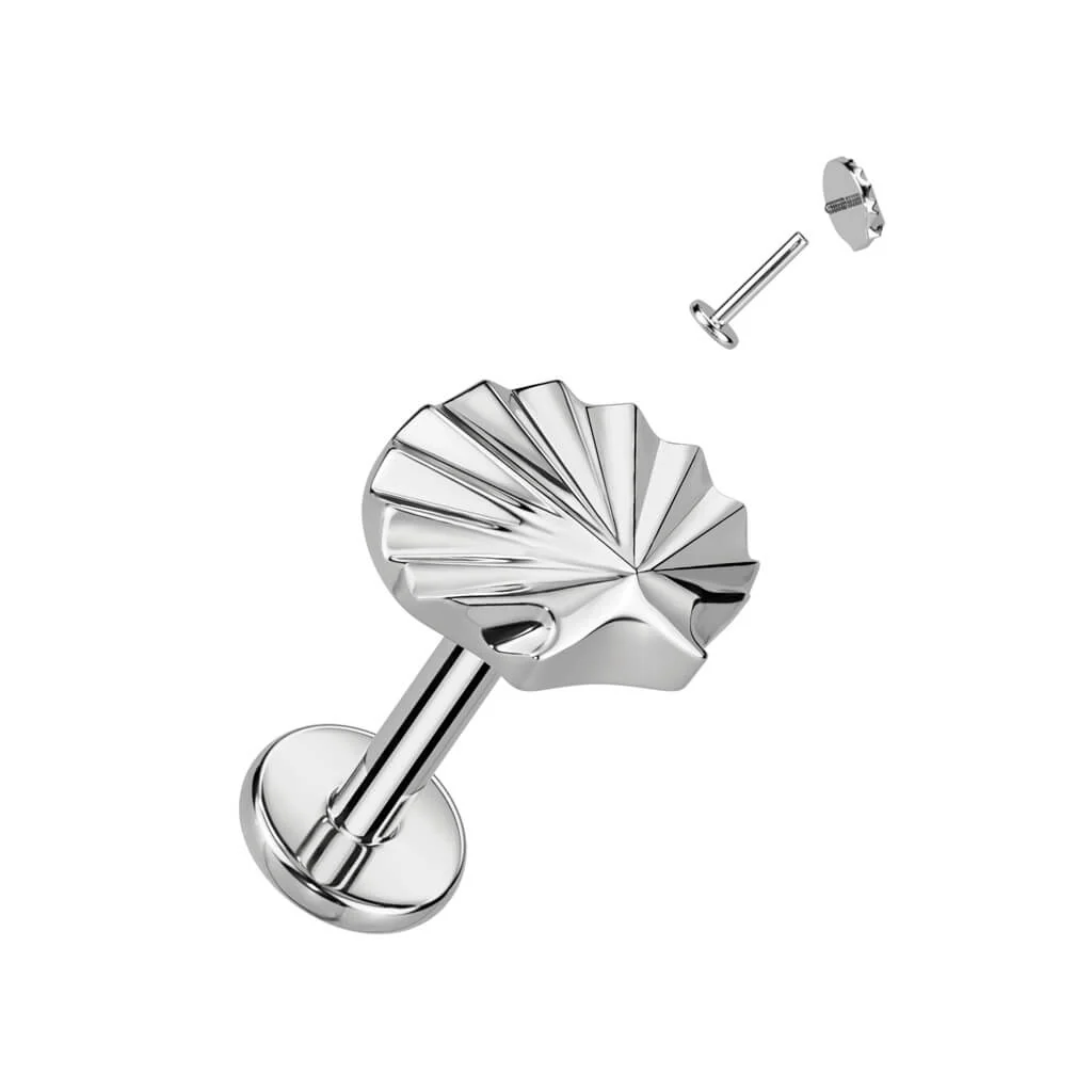 Titanium Labret Shell Internally Threaded - Image 4