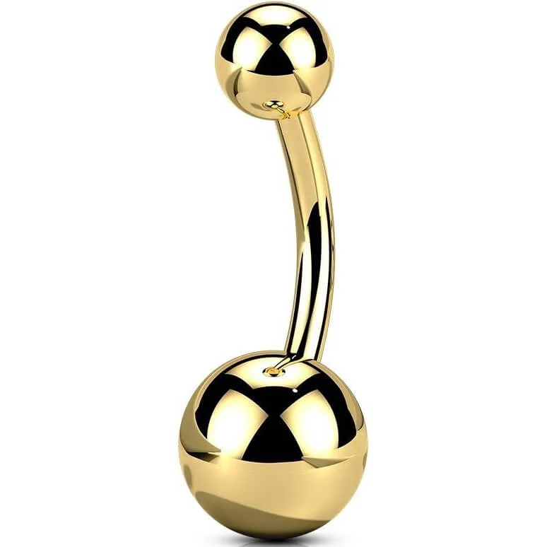 Titanium Belly Button Piercing Ball Internally Threaded