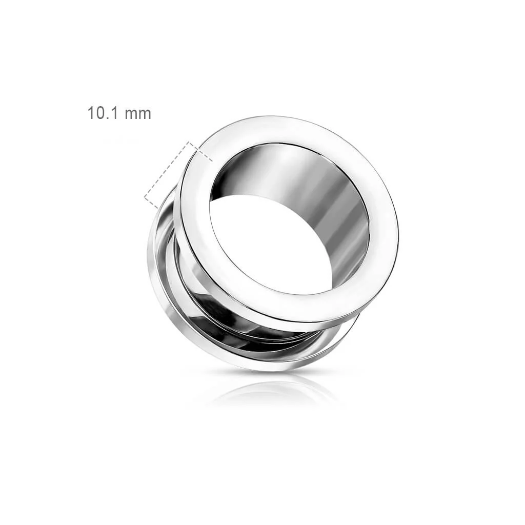 Titanium Tunnel Silver Externally Threaded - Image 2
