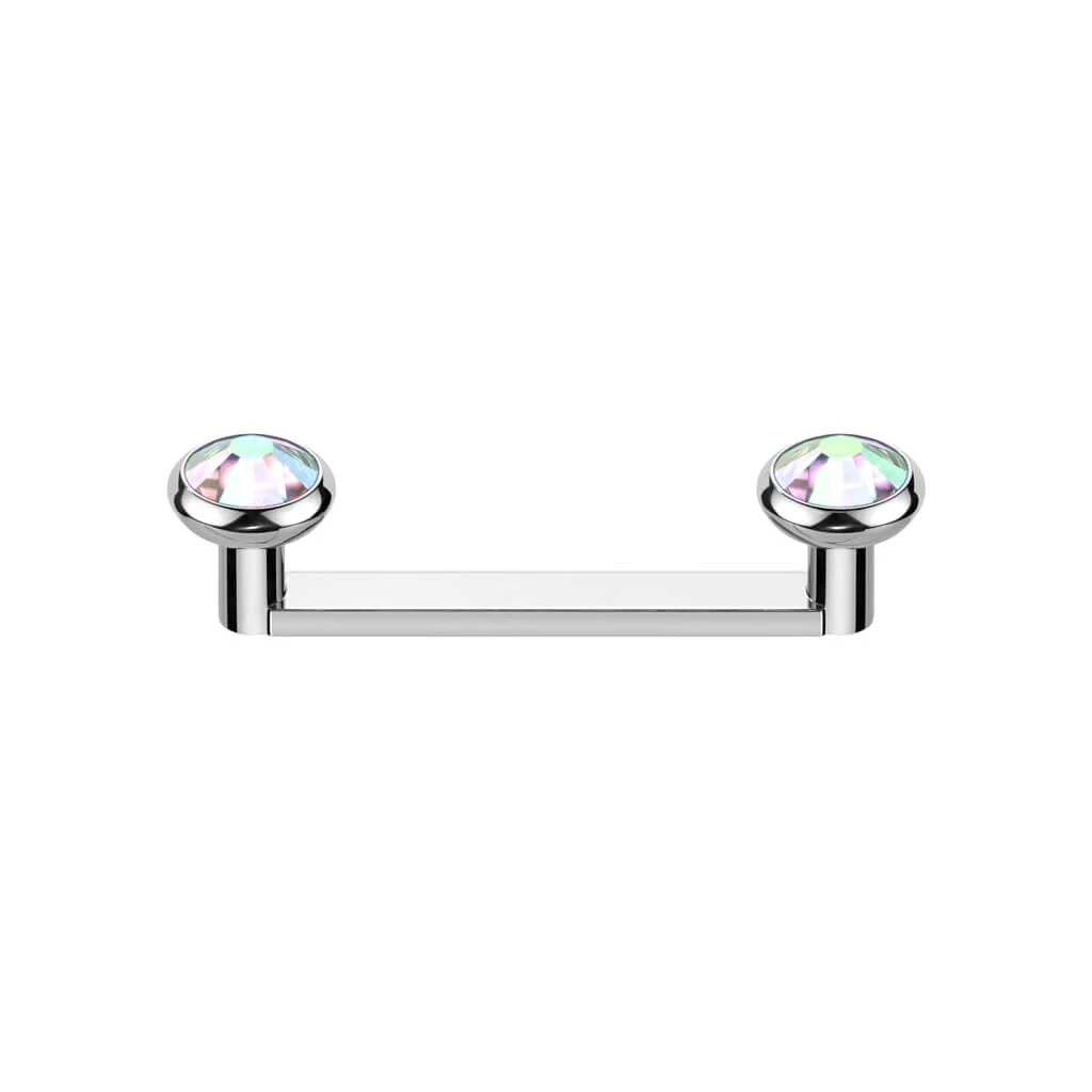 Surface Barbell Zirconia Flat Internally Threaded - Image 2