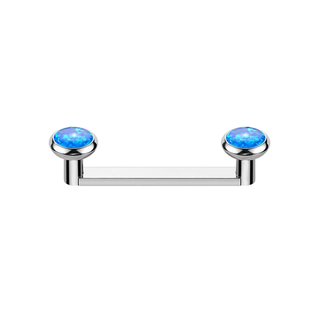 Surface Barbell Opal Flat Internally Threaded - Image 2