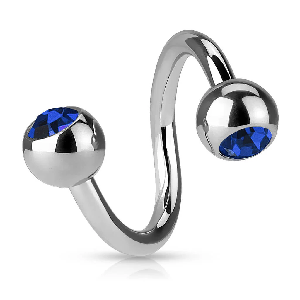 Horseshoe Ball Twist Zirconia - Image 4