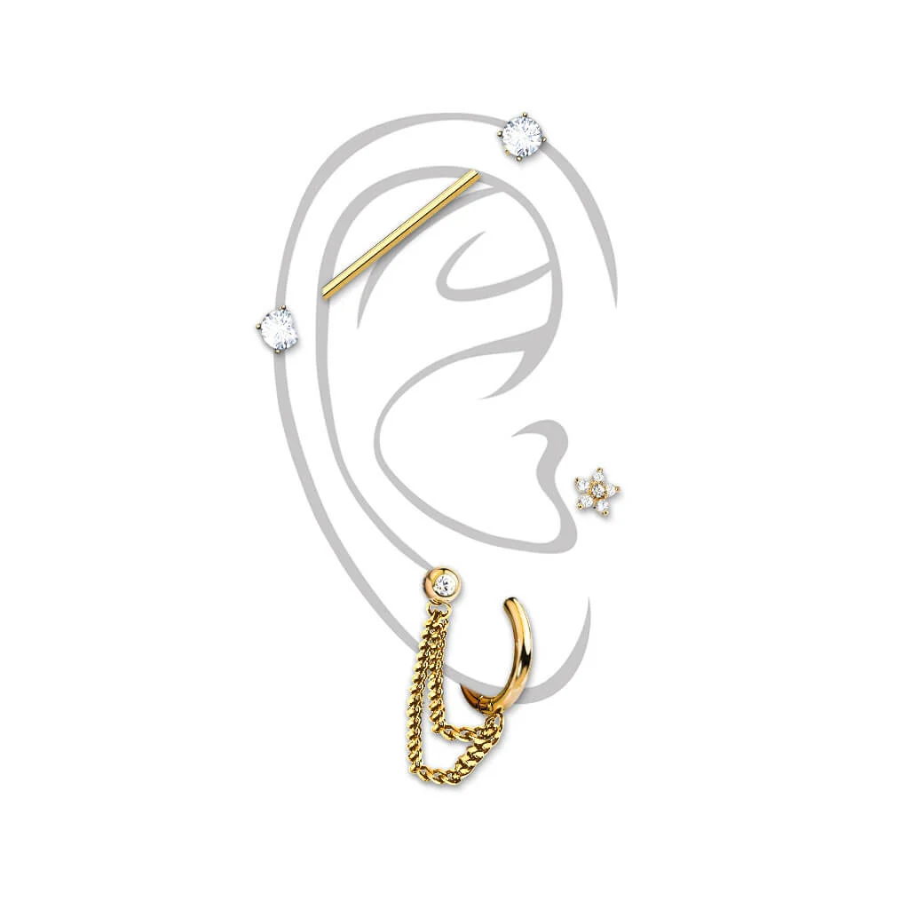 Value Pack Set Labret Barbell Industrial, 3 pieces - Image 3