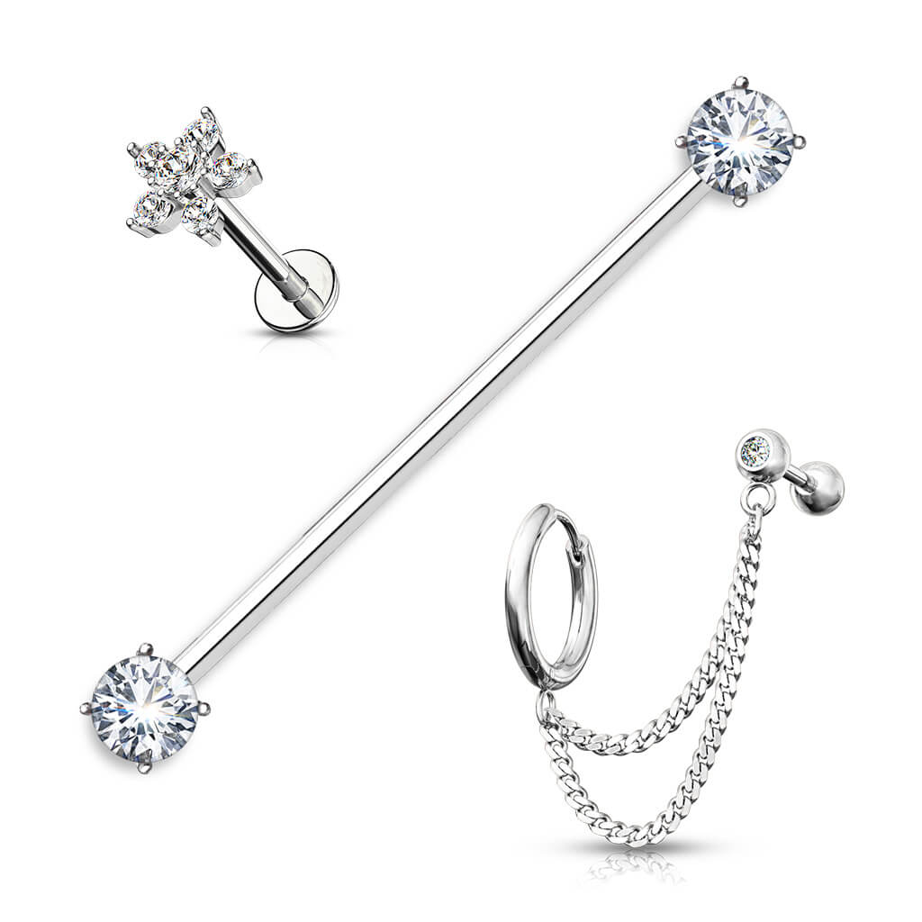 Value Pack Set Labret Barbell Industrial, 3 pieces - Image 4
