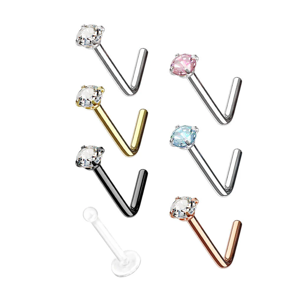 Nose L-Shape Zirconia, 7  pieces - Image 2