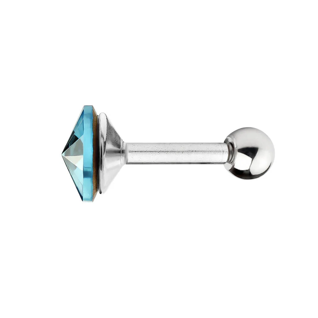 Barbell Zirconia Round, 5 pieces - Image 2